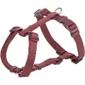 Trixie Premium H-sele, sangria - Størrelse S - M: 42 - 60 cm brystomkrets, 15 mm bred