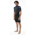Rip Curl Omega Classic 2 Mm Spring Shorty Med Glidelås Bak