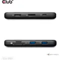 Club 3D 8-in-1 - docking station - USB-C - HDMI DP - 1GbE