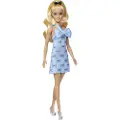 Barbie Fashionistas Doll #237 in Blue Bow Halter Dress
