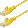 StarTech.com 2m Yellow Slim CAT6 Ethernet Cable Snagless 28AWG LSZH - patch cable - 2 m - yellow - Gul - 2 meter