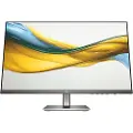 HP 524da - 5 Series - LED-skjerm - 24 (23.8 synlig) - 1920 x 1080 Full HD (1080p) @ 100 Hz - IPS - 300 cd/m² - 1500:1 - 5 ms - HDMI, VGA - høyttalere - svart, sølv (stativ)