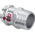 Viega Prestabo transition 42 x 1 1/2" sleeve/nipple galvanized steel