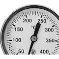 Erik Faergemann Røggastermometer 51mm - Rx-406 +50/+400gr