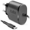 SBS TETRMICRO21AFAST, Innendørs, AC, 5 V, 2,1 A, Sort