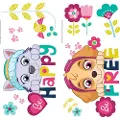 RoomMates Paw Patrol Skye og Everest Be Happy Wallstickers
