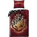 MCU Harry Potter Hogwarts Sengetøj 2i1 Design 1 - 100 Procent Bomuld