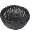 Multi Brødkurv Ø16x8 cm Rund Kraftig flet PP Sort,45 stk/krt