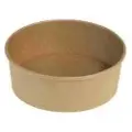 MultiLine Salatskål Catersource rund 750ml Ø148mmx61mm brun kraft med PE,50 stk/ps - (50 stk.)