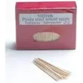 Multi Tandstik træ 80 mm spids i begge ender - løse - (1000 stk.)