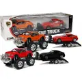 Leantoys Lean Sports Vehicles Monster Truck Rød Tow Truck 58 cm