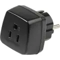 Vivanco 34436, Type B, Type F, 250 V, 50 Hz, 15 A, Sort