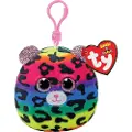TY Breloczek TY Maskotka brelok TY Squish-a-Boos DOTTY - wielokolorowy lampart 8,5 cm 39568