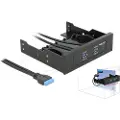 DeLOCK USB 3.0 Front Panel 2-Port - Lagerbrønnportspanel - USB 3.0 x 2