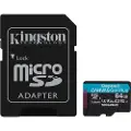 Kingston Canvas Go! Plus microSD/SD - 200MB/s - 64GB