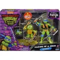 Teenage Mutant Ninja Turtles Mutant Mayhem 3-pakning Leonardo Evolution Actionfigur 10 Cm