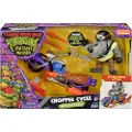 Teenage Mutant Ninja Turtles Action Chopper Med Rocksteady-figur