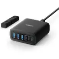 Anker 112 W stasjonær lader - 3x USB-A, 3x USB-C - Svart