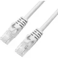 X-SHIELD - Koblingskabel - RJ-45 (hann) til RJ-45 (hann) - 1 m - UTP - CAT 6 - halogenfri, formstøpt - hvit