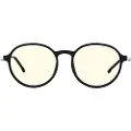 Gunnar Optiks Optiks LOO-03009, Menn, Rund, Klassisk, Sort, Nylon-polymer, 1 år