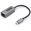 StarTech.com 2.5GbE USB-C to Ethernet Adapter - Nettverksadapter - USB-C 3.2 Gen 1 / Thunderbolt 3 - 10M/100M/1G/2,5 Gigabit Ethernet - romgrå