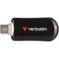 Verbatim Plectra - USB-flashstasjon - 64 GB - USB 3.2 Gen 1 / USB-C - svart