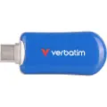 Verbatim 30233, 128 GB, USB Type-C, 3.2 Gen 1 (3.1 Gen 1), 100 MB/s, Uten lokk, Blå