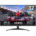 LG 32" UltraFine 32UR500K-B - LED monitor - 4K - 32" - HDR