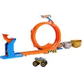 Hot Wheels Monster Trucks Loop & Flip Trophy Challenge Playset