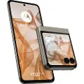 Motorola RAZR 50 - 5G smarttelefon - dobbelt-SIM - RAM 8 GB / Internminne 256 GB - pOLED display - 6.9 - 2640 x 1080 piksler (120 Hz) - 2x bakkameraer 50 MP, 13 MP - front camera 32 MP - koalagrå