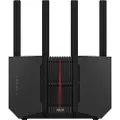 Asus RT-BE92U - Trådløs ruter 4-portssvitsj - 1GbE, 2.5GbE, Wi-Fi 7 - WAN-porter: 2 Multibånd