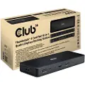 Club 3D 16-in-1 - Dokkingstasjon - for skrivebord, bærbar - USB-C / USB4 / Thunderbolt 3 / Thunderbolt 4 - USB-C - 2 x Thunderbolt 4, 3 x DP, 2 x HDMI - 2.5GbE - 150 watt
