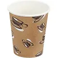 Øvrige Kaffebæger 8oz 25cl Hot Cup Single Wall pap - (20 poser x 50 stk.)