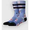 Stance Surfing Santa Crew Socks blå