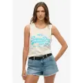 Superdry Vl Neon Scoop Ermeløs T-skjorte
