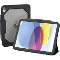 Zagg Rugged Messenger - Beskyttelsesboks for nettbrett - robust - polykarbonat - koksgrå - for Apple 10.9-inch iPad (10. generasjon)