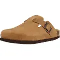 CRUZ Corwin Leather Cork Clog Toffee