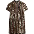 Superdry Sequin Kort Ermet Kort Kjole