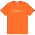 Alpha industries Label Kortarmet T-skjorte