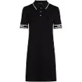 Karl Lagerfeld for woman. A3W13003 Black Polo Dress (S), Casual, Modal, Short sleeve