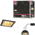 Paulmann 93131 Cole LED-indbygningslys LED (RGB) 6 W Sort, Guld (mat)