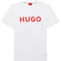 Hugo Boss for man. 50467556 T-shirt Dulivio white (M), Casual, Cotton, Short sleeve, Sustainable