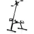 24hShop Dobbel pedaltrener for armer og ben med justerbar høyde og motstand
