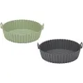 Alpina Silikonform for Airfryer – 20,5 cm, Non-stick og Enkel Rengjøring