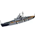 Revell 5802, Marineskipsmodell, Monteringssett, 1:1200, Bismarck, Alle kjønn, Plast