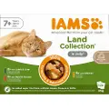 IAMS Advanced Nutrition Senior 7+ Land Collection i gelé - Sparepakke: 24 x 85 g (3 smaker)