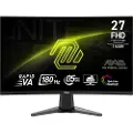 MSI MAG 27C6F, 68,6 cm (27), 1920 x 1080 piksler, Full HD, LCD, 1 ms, Sort