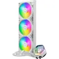 Cooler Master MasterLiquid 360 Atmos ARGB - Væskekjølesystem for prosessor - Radiatorstørrelse: 360 mm - (for: LGA1700, LGA1200, LGA1151, LGA1150, LGA1155, LGA1156, AM4, AM5) - 120 mm - hvit