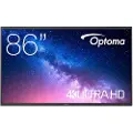 Optoma Creative Touch 5863RK - 86 Diagonalklasse 5-Series LED-bakgrunnsbelyst LCD-skjerm - interaktiv - med pekeskjerm (multiberørings) - Android - 4K UHD (2160p) 3840 x 2160 - Direct LED - svart