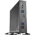 Shuttle XPC slim DS50U5 - Barebone - Slim-PC 1 x Core i5 1335U / inntil 4.6 GHz - RAM 0 GB - UHD Graphics - Gigabit Ethernet, 2.5 Gigabit Ethernet - svart